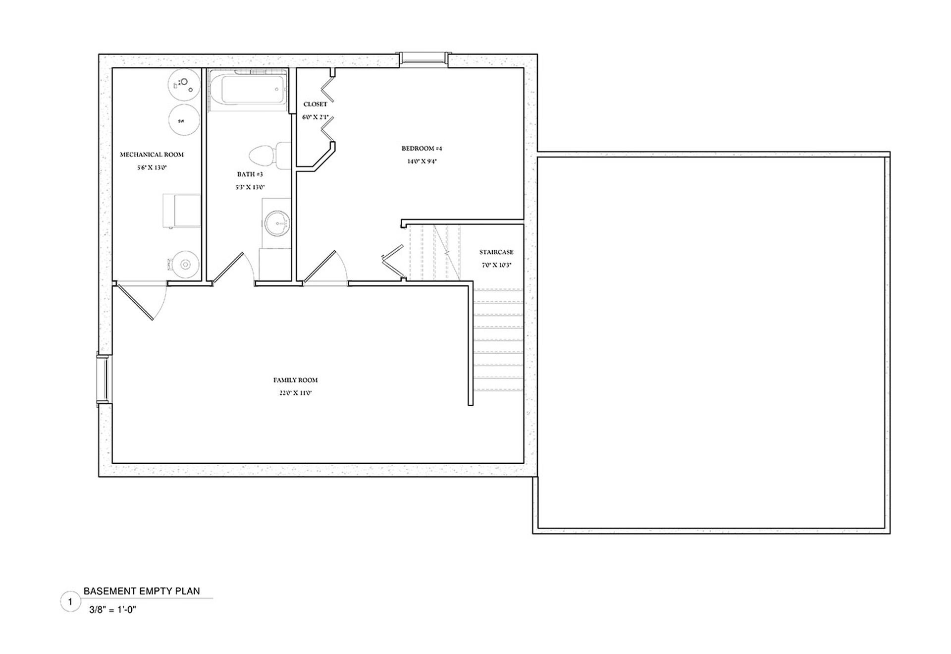 Countryside Floorplan Basment 1