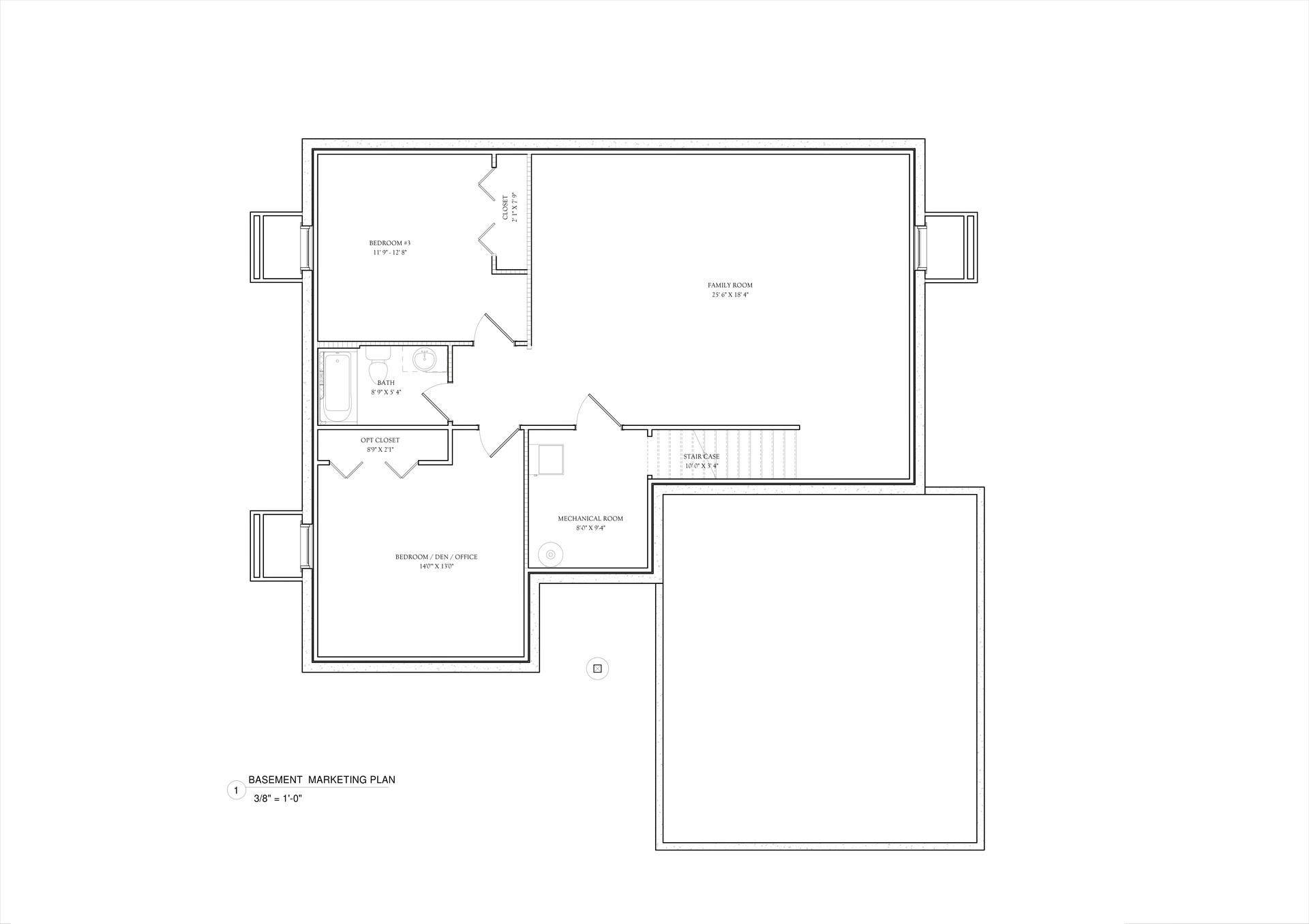 Elmwood Floor Plan Simple Basemnet