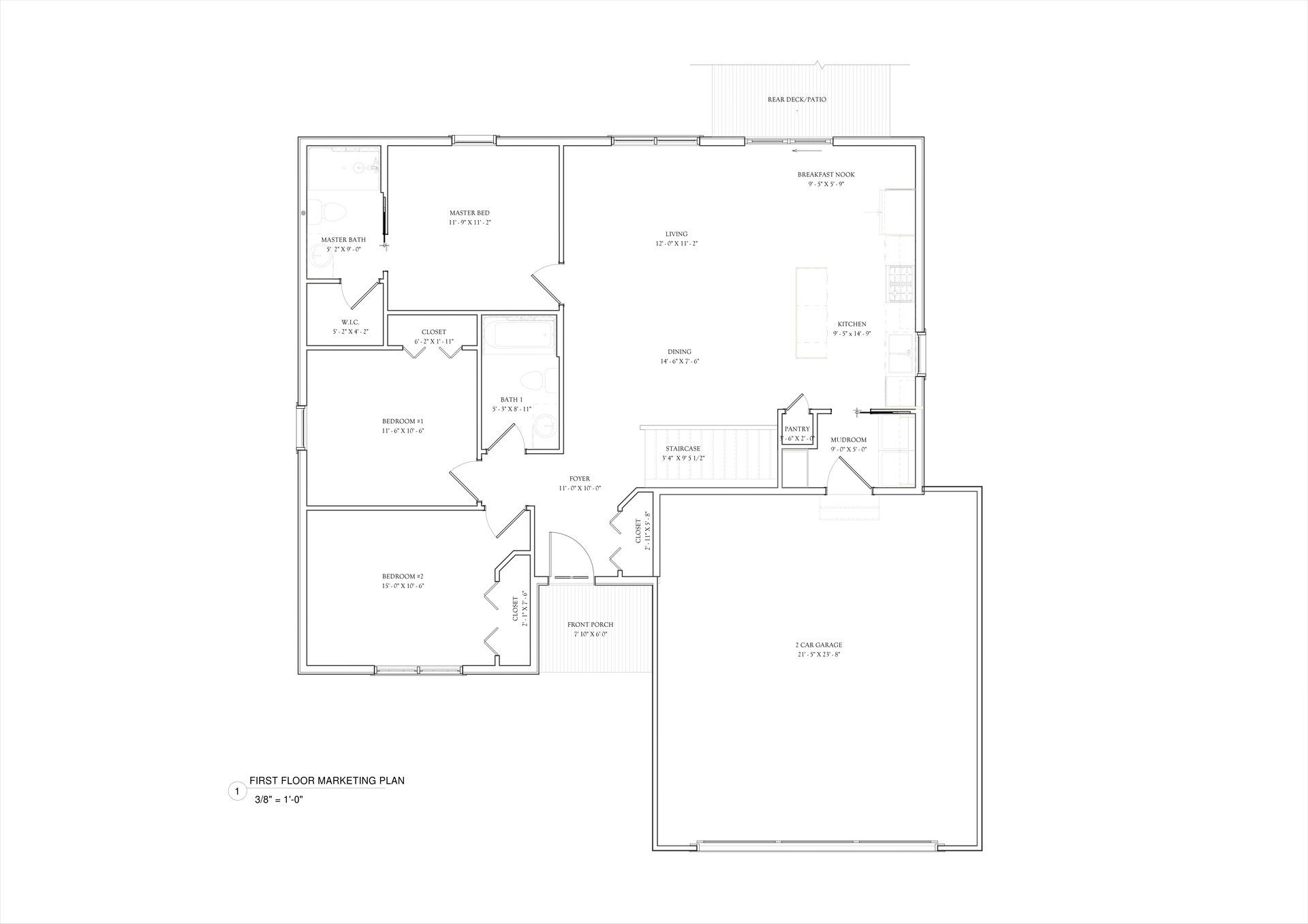 Elmwood Floor Plan Simple First Floor