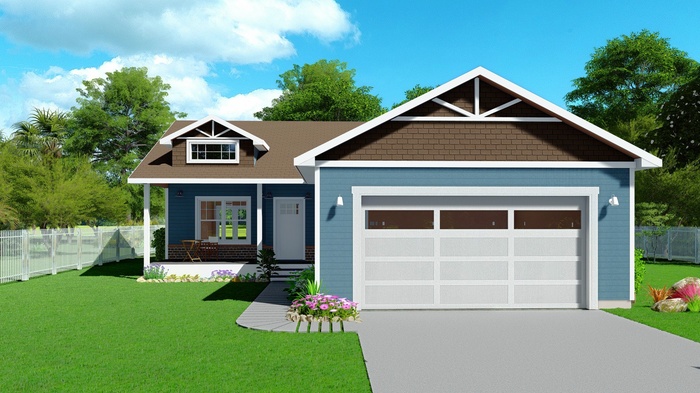 Hideaway Exterior Rendering Front