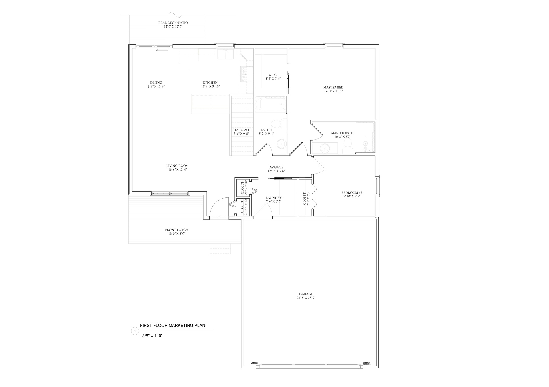 Hideaway Flloor Plan Simple First Floor