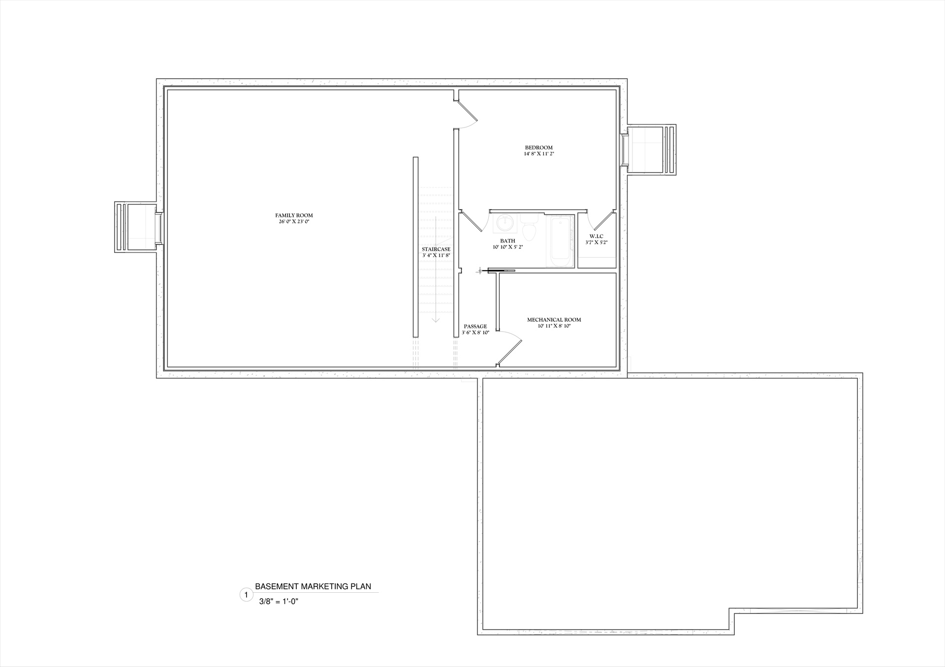 Jasmin 3car R Floor Plans Basement