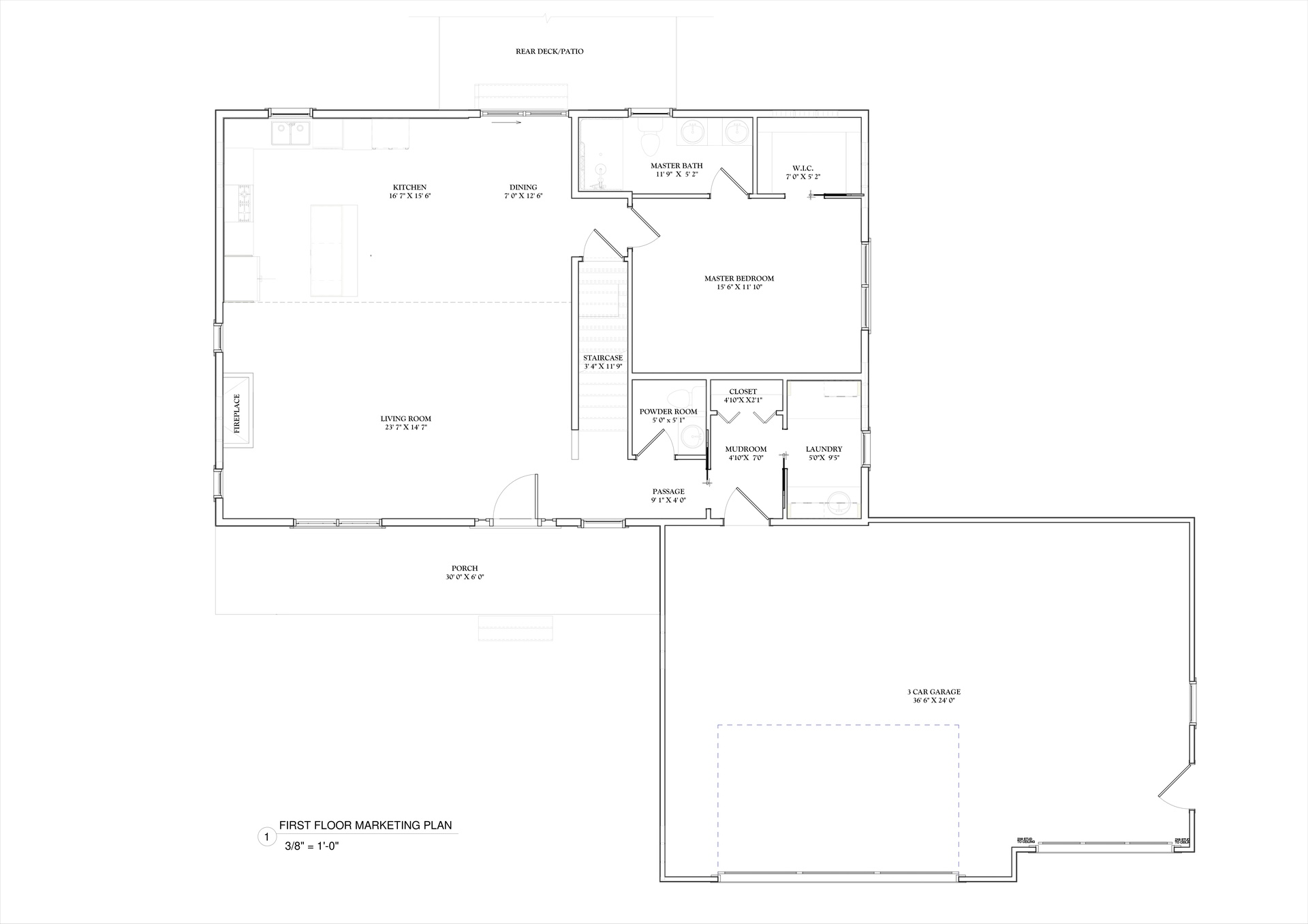 Jasmin 3car R Floor Plans First Floor