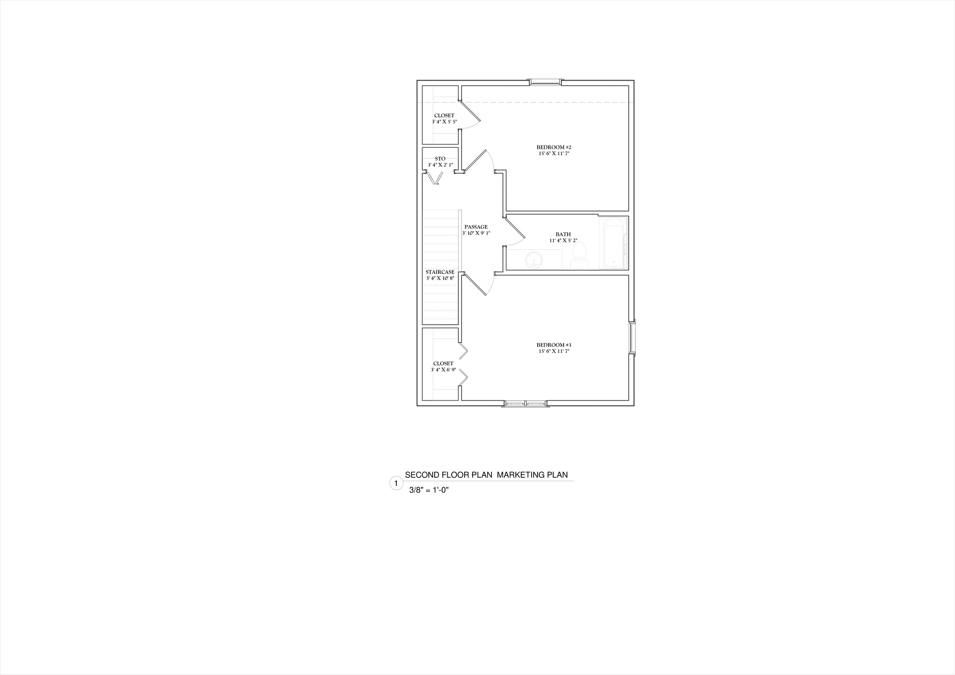 Jasmin 3car R Floor Plans Second Floor