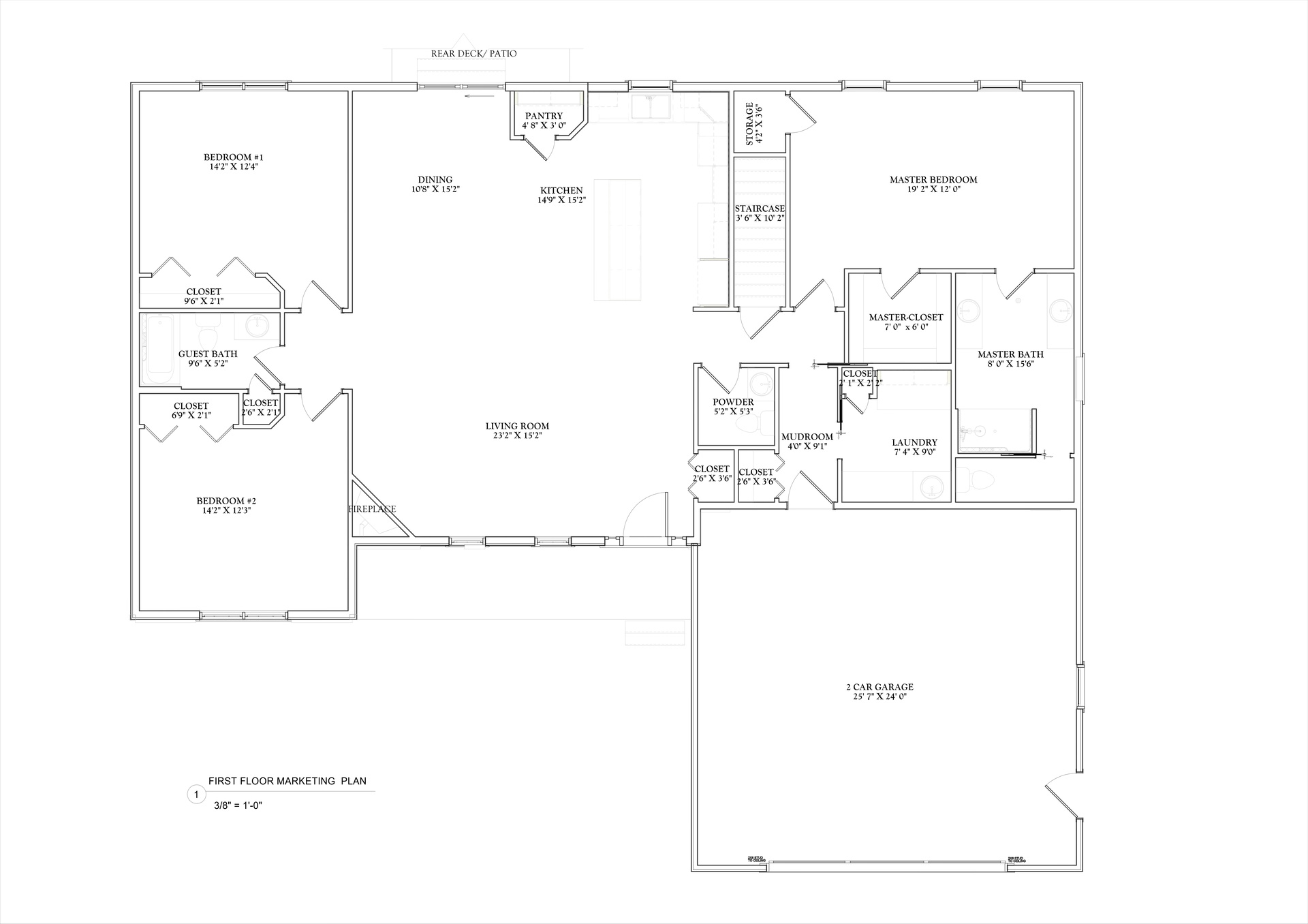 Willow 2car R Floor Plan First Floor