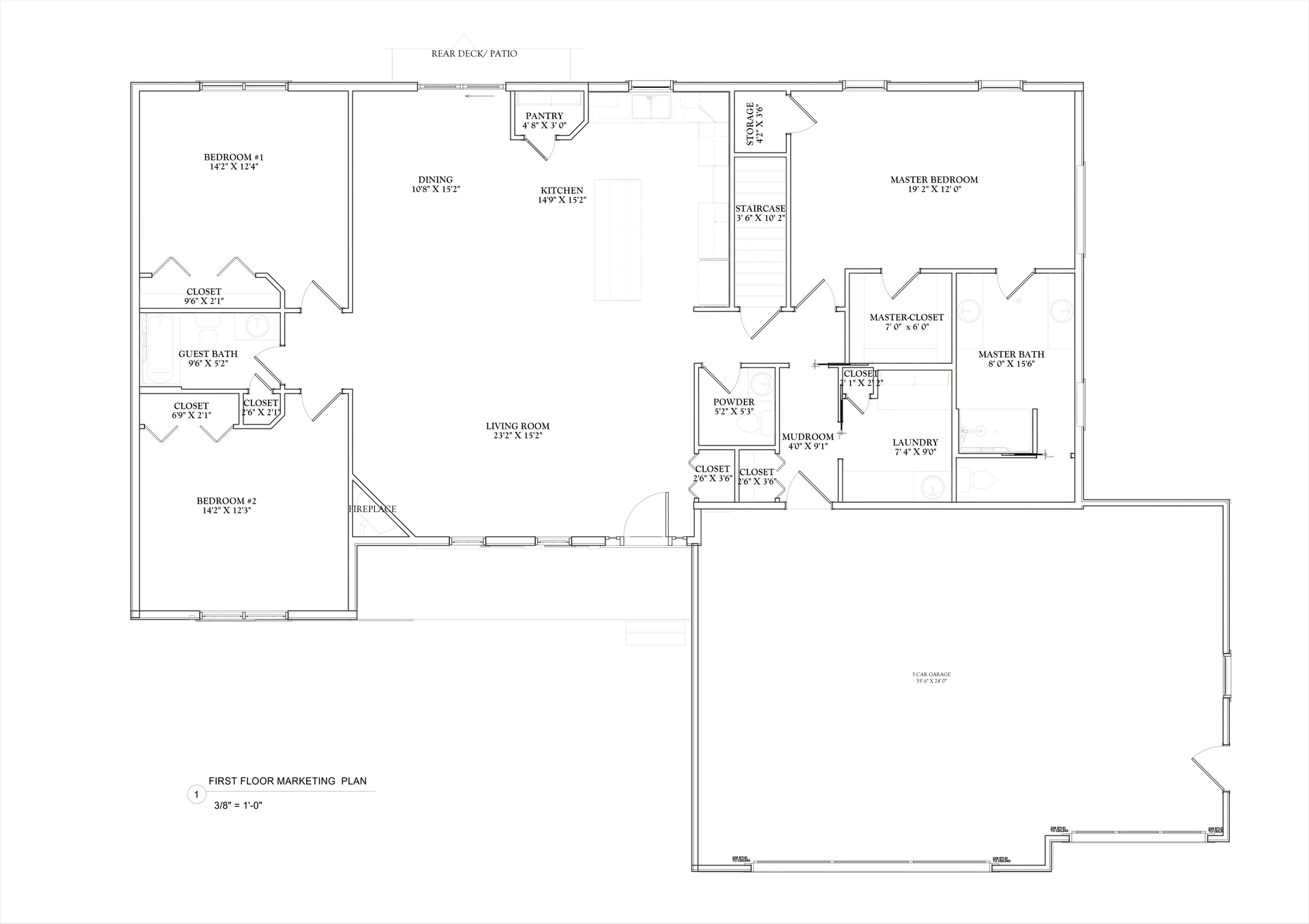 Willow 3car R Floor Plan First Floor