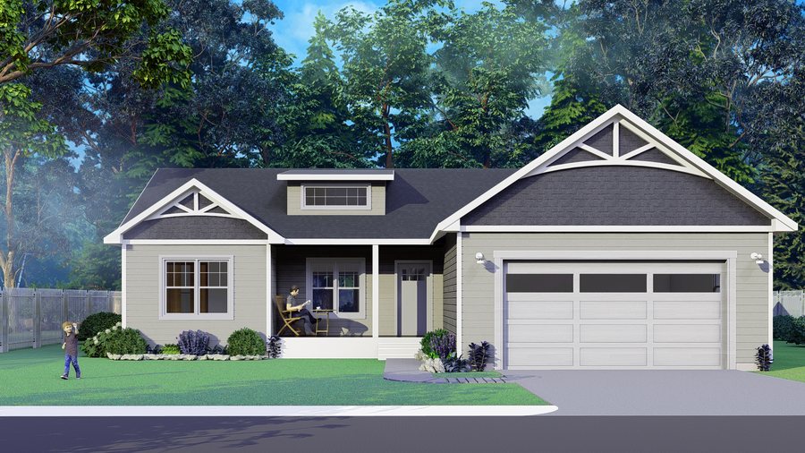 Birchrun R Exterior Render Front