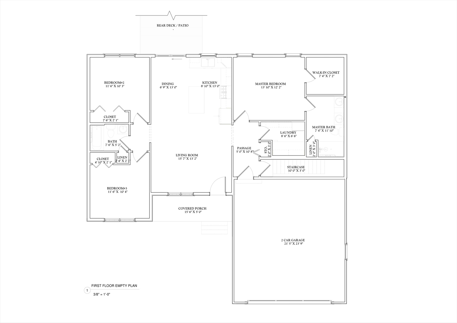 Birchrun R Simple Floor Plan Main Floor