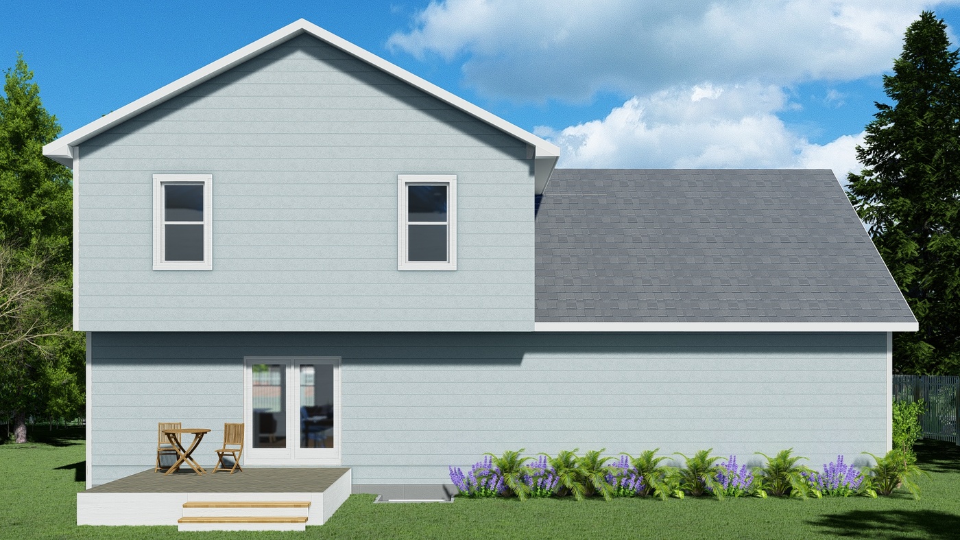 Pine Left Exterior Rendering Back