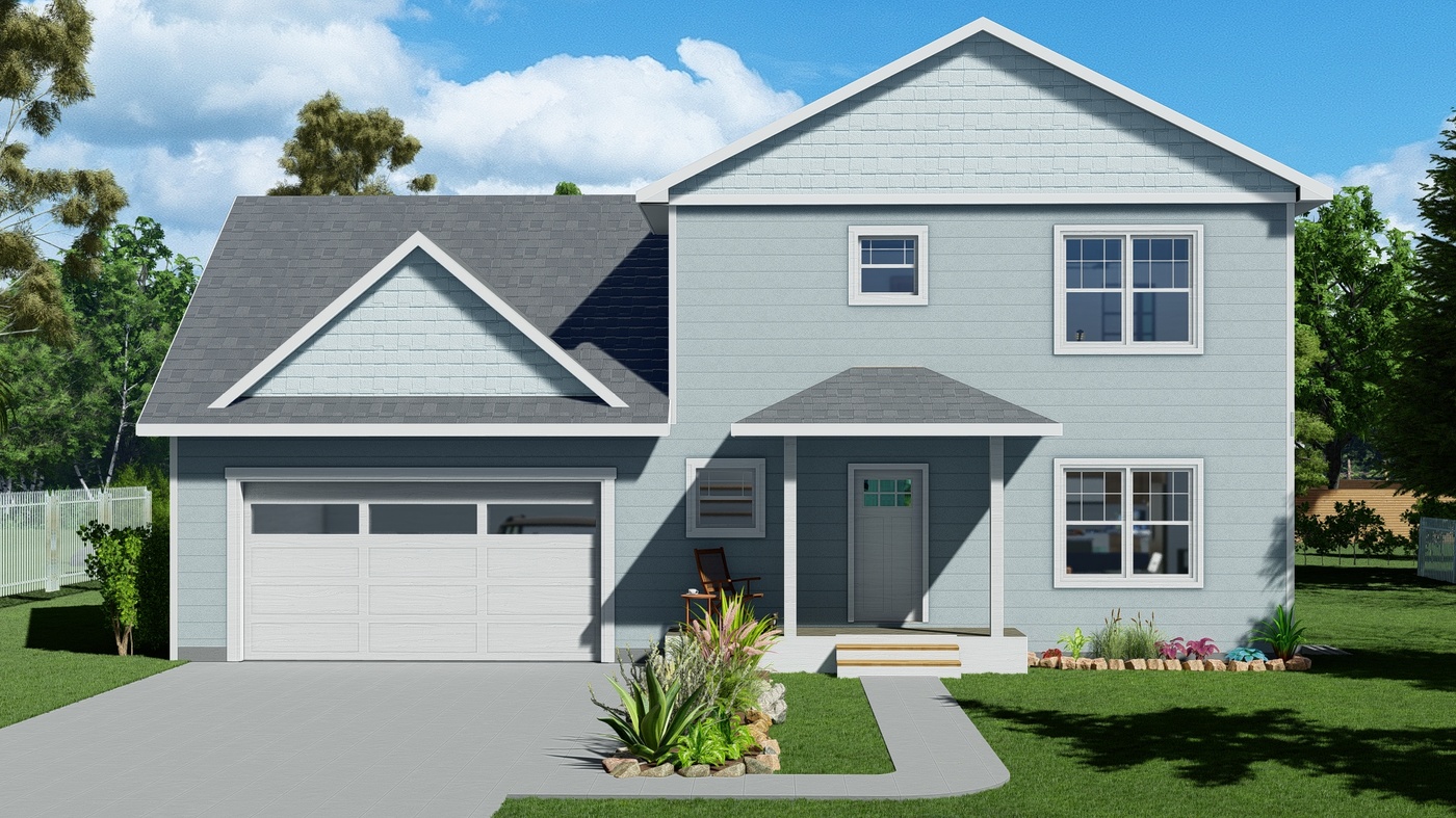 Pine Left Exterior Rendering Front