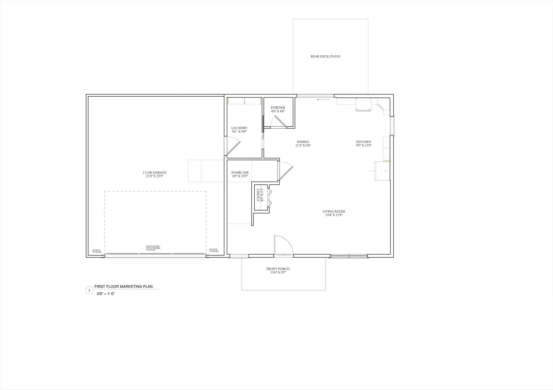 Pine Left Floor Plan First Floor